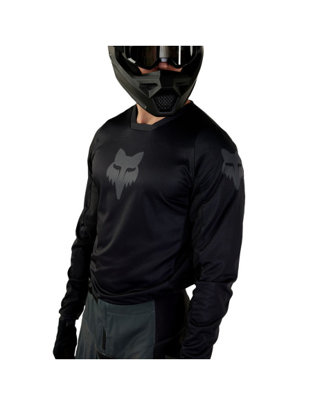 Maillot cross Fox 180 Blackout - Noir
