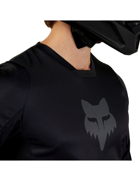 Maillot cross Fox 180 Blackout - Noir