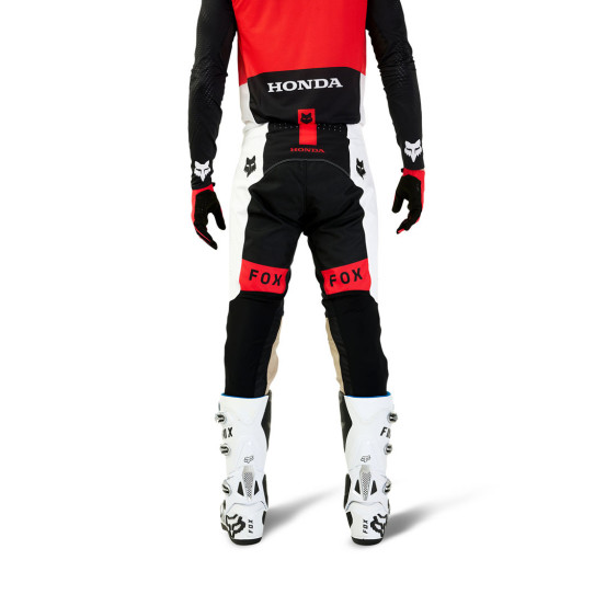 Pantalon cross Fox 2024 Flexair Honda - Noir Blanc
