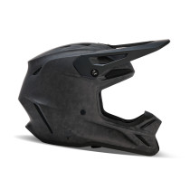 Casque cross Fox V3 RS Carbon Solid - Noir Mat