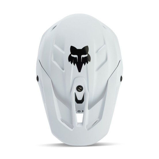 Casque cross Fox V3 Solid - Blanc Mat