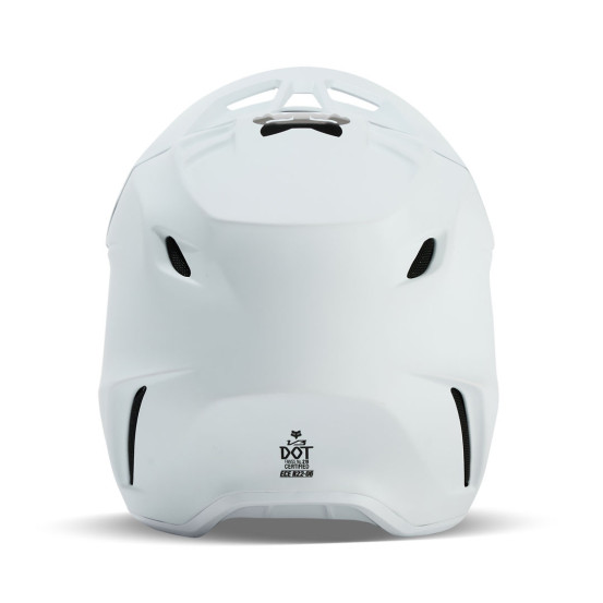 Casque cross Fox V3 Solid - Blanc Mat