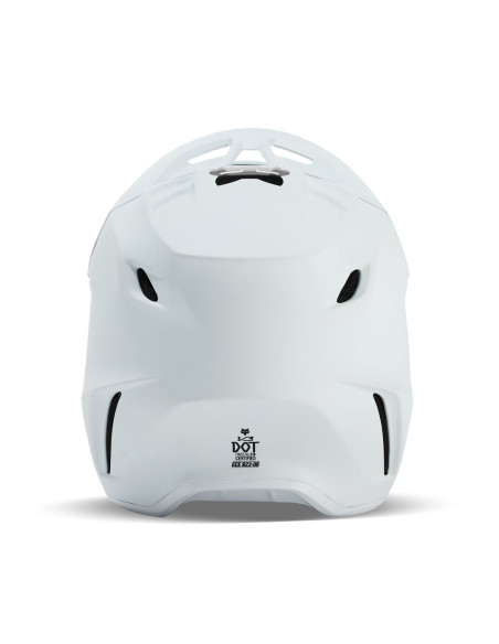 Casque cross Fox V3 Solid - Blanc Mat