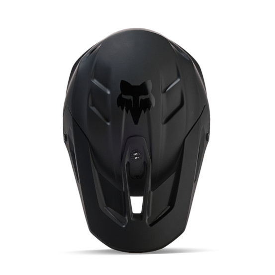 Casque cross Fox V3 Solid - Noir Mat