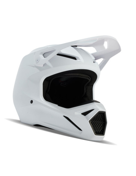 Casque cross Fox V1 Solid - Blanc Mat