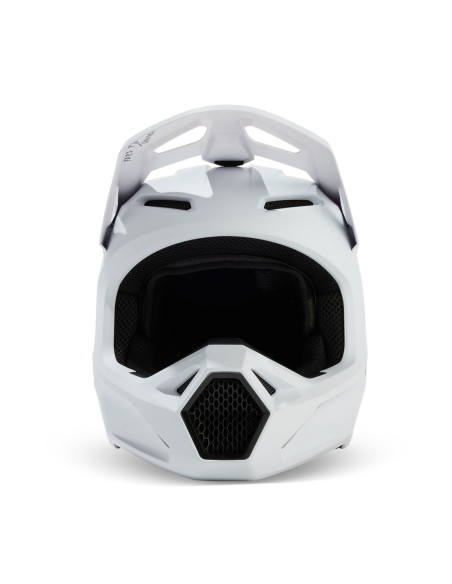Casque cross Fox V1 Solid - Blanc Mat