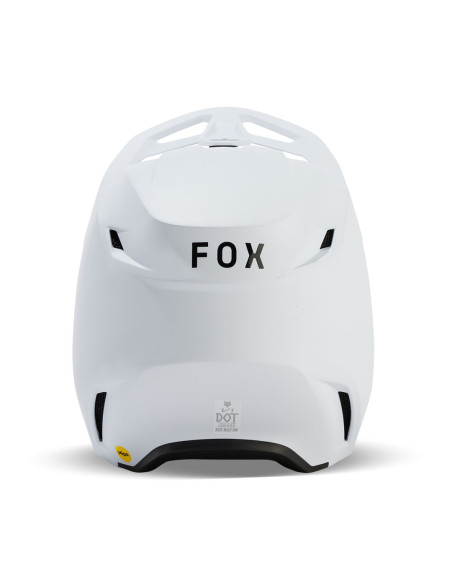 Casque cross Fox V1 Solid - Blanc Mat