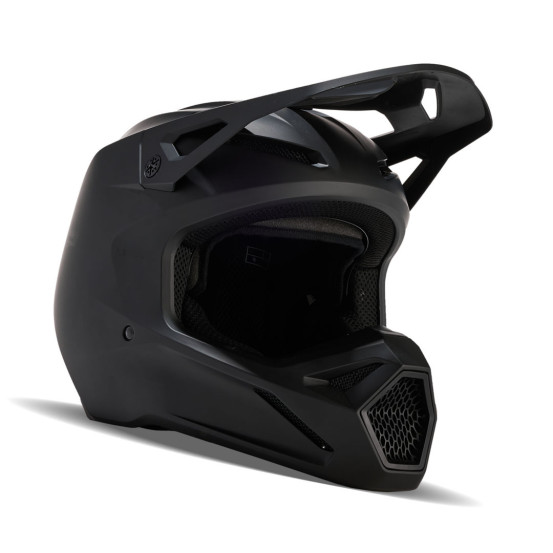 Casque cross Fox V1 Solid - Noir Mat