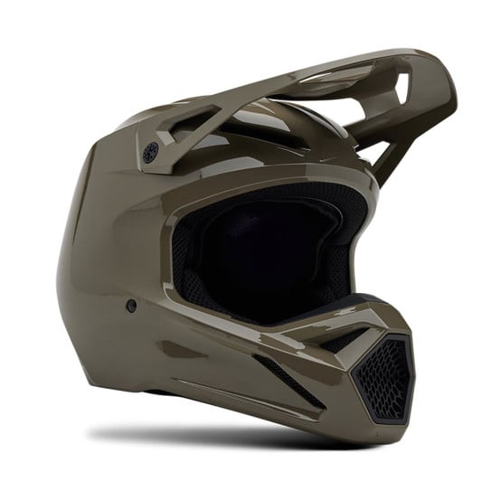Casque cross Fox V1 Solid - Gris Ash