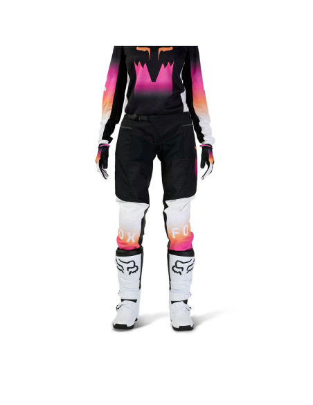 Pantalon cross femme Fox 2024 180 Flora - Noir Rose