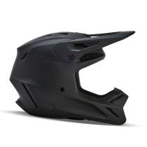 Casque cross enfant Fox V3 Solid - Noir Mat 2