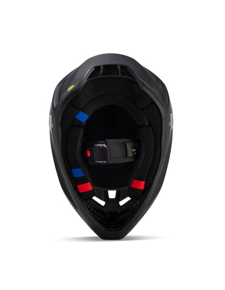 Casque cross enfant Fox V3 Solid - Noir Mat