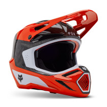 Casque cross Fox 2025 V3 RS Infinite - Rouge Fluo 2
