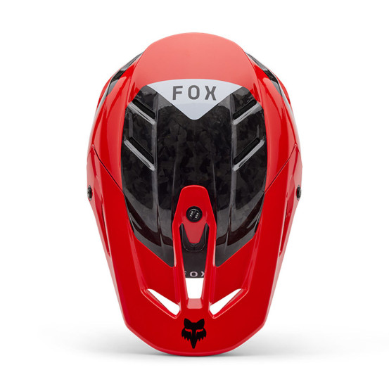 Casque cross Fox 2025 V3 RS Infinite - Rouge Fluo