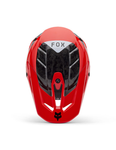 Casque cross Fox 2025 V3 RS Infinite - Rouge Fluo