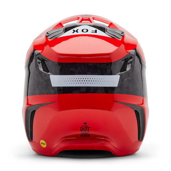 Casque cross Fox 2025 V3 RS Infinite - Rouge Fluo