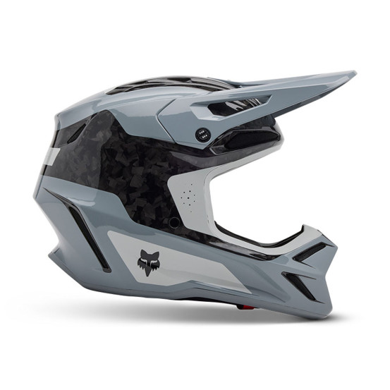 Casque cross Fox 2025 V3 RS Infinite - Gris cloud