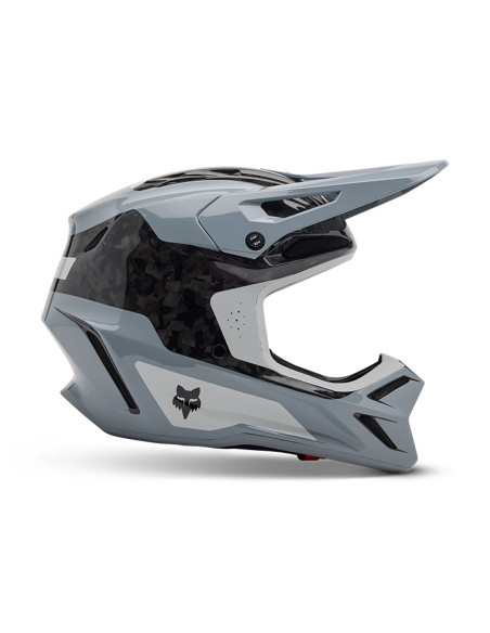 Casque cross Fox 2025 V3 RS Infinite - Gris cloud