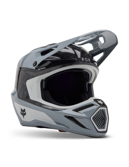 Casque cross Fox 2025 V3 RS Infinite - Gris cloud