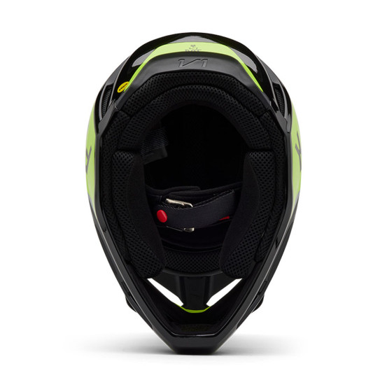 Casque cross Fox 2025 V1 Lean - Gris Jaune