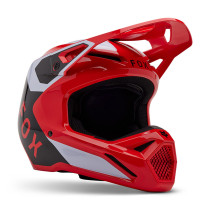 Casque cross Fox 2025 V1 Lean - Rouge Fluo 2