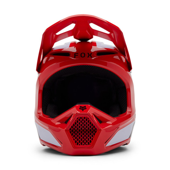 Casque cross Fox 2025 V1 Lean - Rouge Fluo