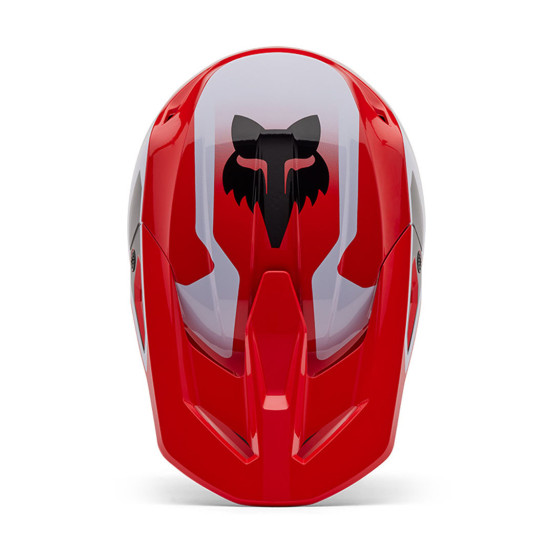 Casque cross Fox 2025 V1 Lean - Rouge Fluo