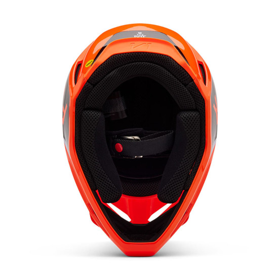 Casque cross Fox 2025 V1 Lean - Orange Fluo