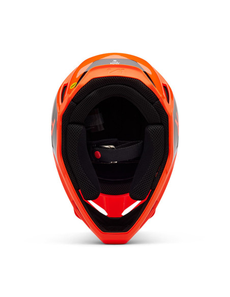 Casque cross Fox 2025 V1 Lean - Orange Fluo