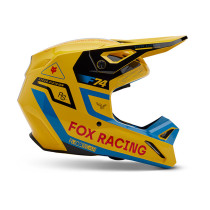 Casque cross Fox 2025 V1 Race Spec - Jaune pâle
