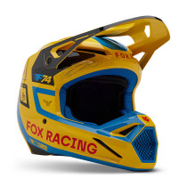 Casque cross Fox 2025 V1 Race Spec - Jaune pâle 2