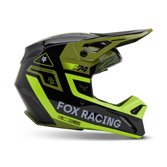Casque cross Fox 2025 V1 Race Spec - Vert pâle