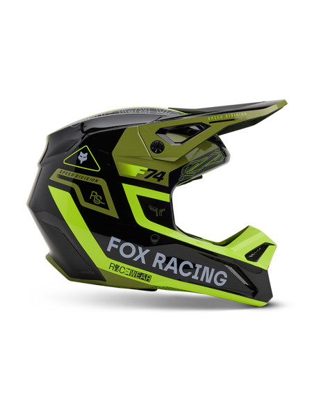 Casque cross Fox 2025 V1 Race Spec - Vert pâle