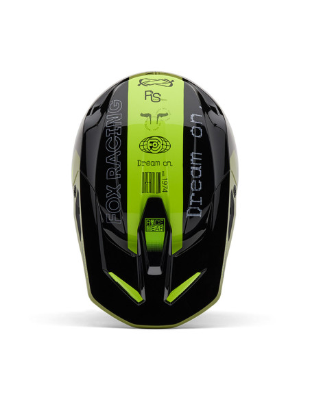 Casque cross Fox 2025 V1 Race Spec - Vert pâle