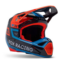 Casque cross Fox 2025 V1 Race Spec - Bleu Midnight 2
