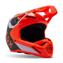 Casque cross enfant Fox 2025 V1 Lean - Orange Fluo 2