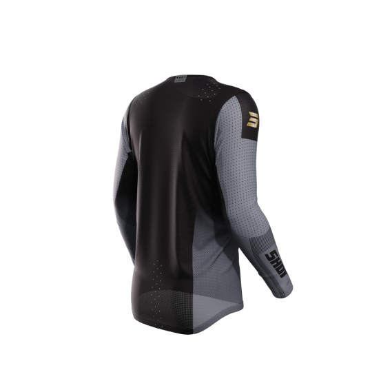 Maillot cross Shot 2024 Aerolite Honor - Noir Or