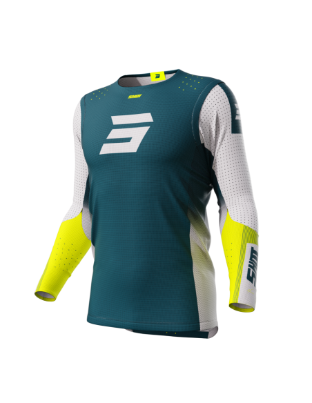 Maillot cross Shot 2024 Aerolite Honor - Bleu