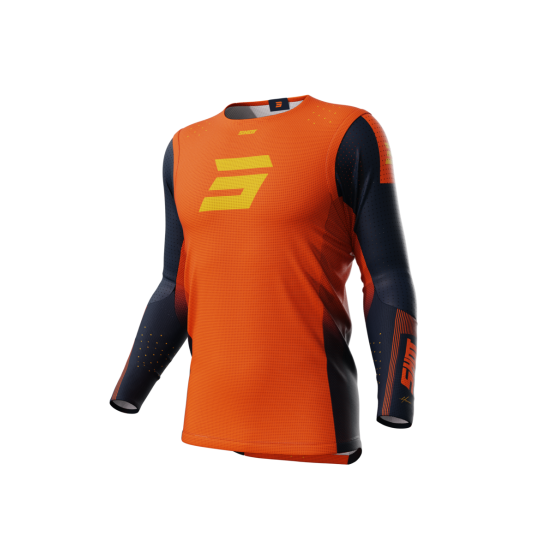 Maillot cross Shot 2024 Aerolite Honor - Orange