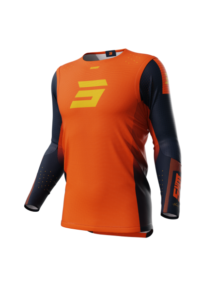 Maillot cross Shot 2024 Aerolite Honor - Orange