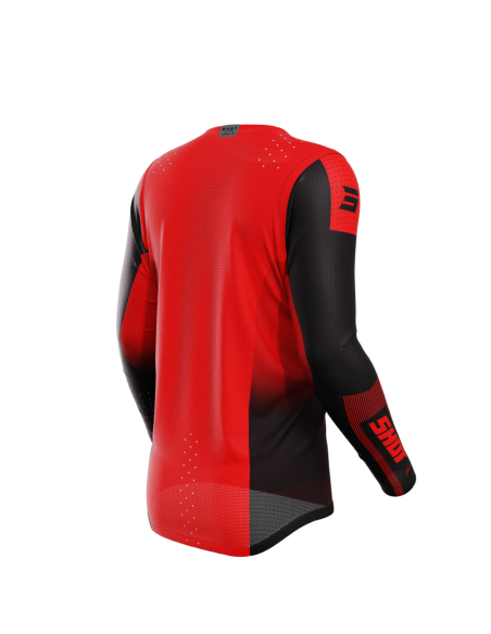Maillot cross Shot 2024 Aerolite Honor - Rouge Chrome