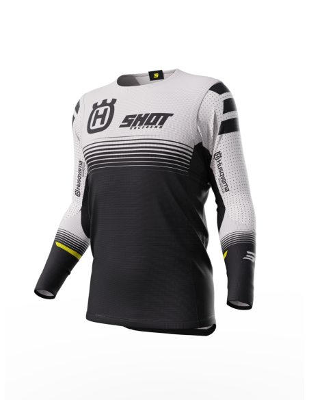 Maillot cross Shot 2023 Aerolite Husqvarna - Noir