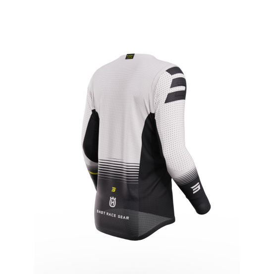 Maillot cross Shot 2023 Aerolite Husqvarna - Noir