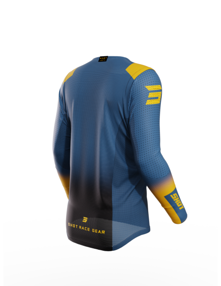 Maillot cross Shot 2023 Aerolite Ultima - Bleu