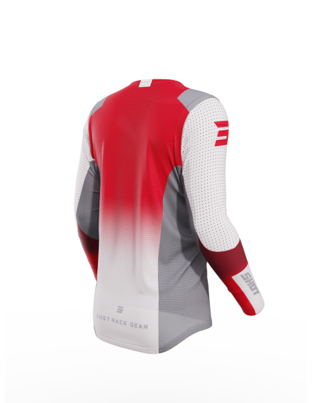 Maillot cross Shot 2023 Aerolite Ultima - Rouge