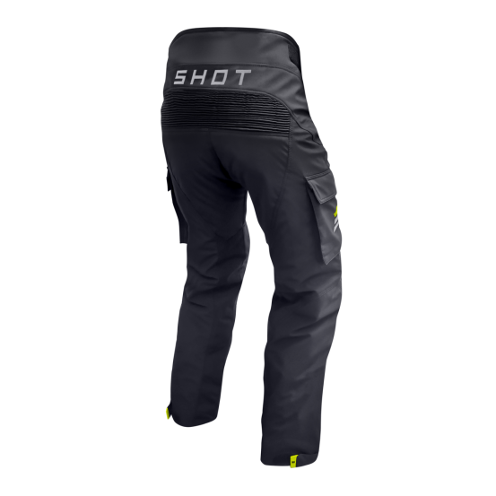 Pantalon enduro Shot Climatic - Noir Jaune fluo