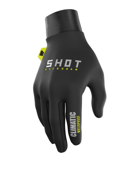 Gants cross Shot Climatic 3.0 - Noir Jaune Fluo