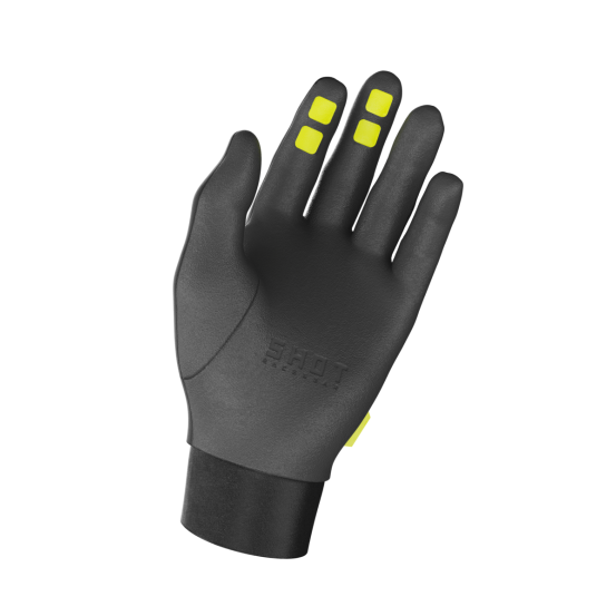 Gants cross Shot Climatic 3.0 - Noir Jaune Fluo