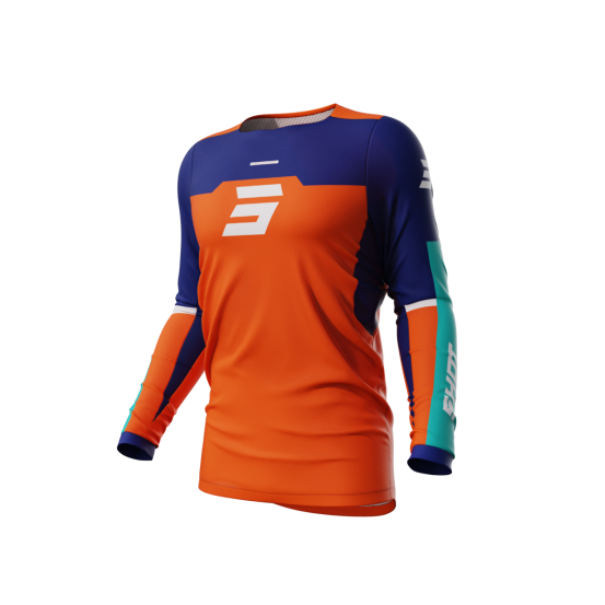 Maillot cross Shot 2024 Contact Iron - Orange