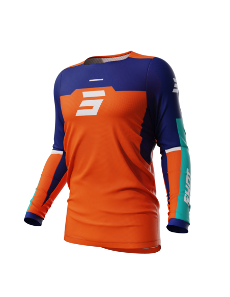 Maillot cross Shot 2024 Contact Iron - Orange